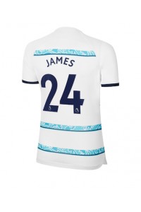 Chelsea Reece James #24 Fotballdrakt Borte Klær Dame 2022-23 Korte ermer